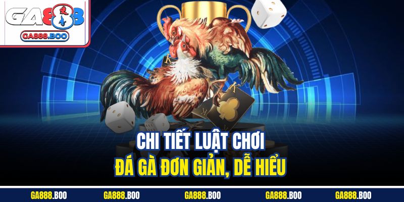 Chi tiết luật chơi đá gà đơn giản, dễ hiểu 